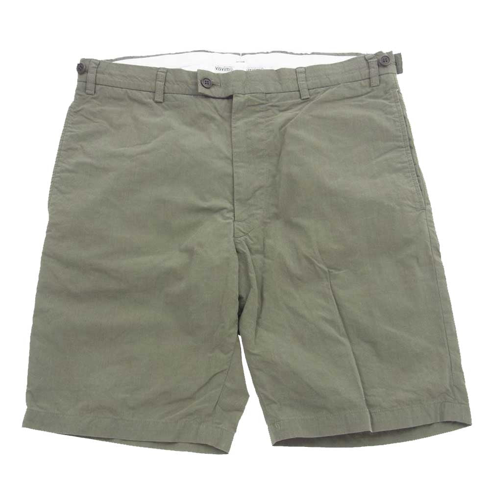 VISVIM ビズビム 0113105008029 13SS SLACKS SHORTS スラックス ショーツ ハーフ パンツ カーキ系 2【中古】