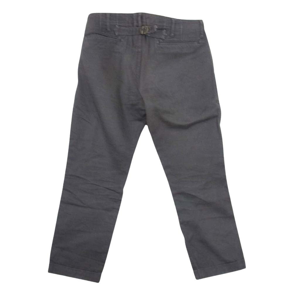 VISVIM ビズビム 0113205008008 13AW HIGH WATER CHINO PANTS シンチバック ハイウォーター チノ パンツ グレー系 1【中古】