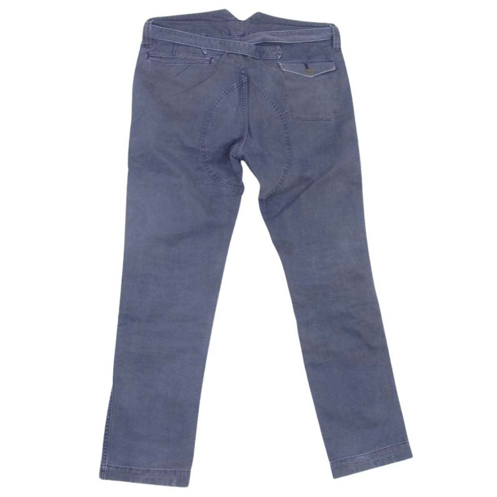 VISVIM ビズビム 0113105008006 13SS Slim Infantry Pants スリム インファントリー ベルト パンツ ネイビー系 1【中古】