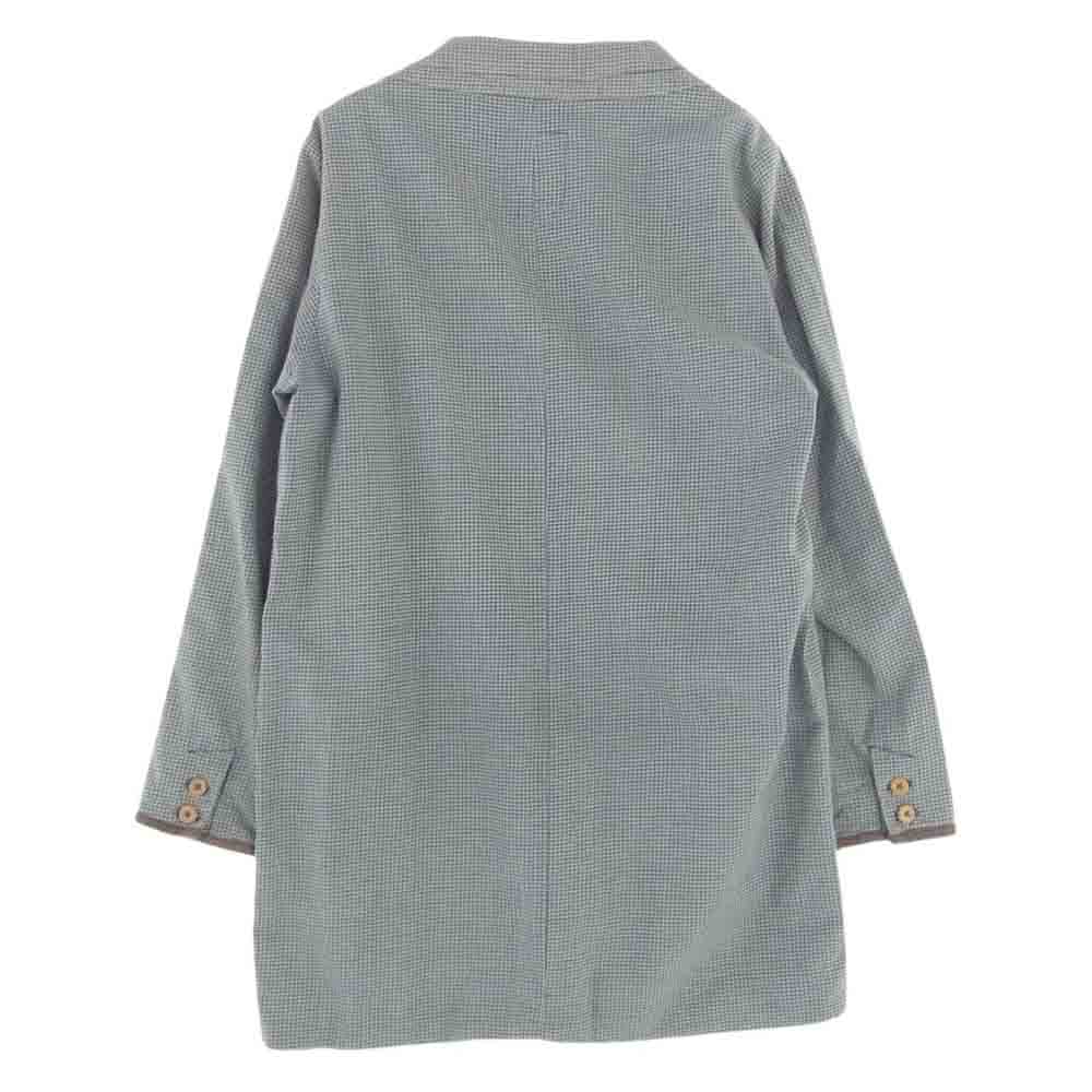 VISVIM ビズビム 0114105013011 14SS F.I.L EXCLUSIVE MIES COAT ギンガムチェック ミース コート ライトブルー系 1【中古】
