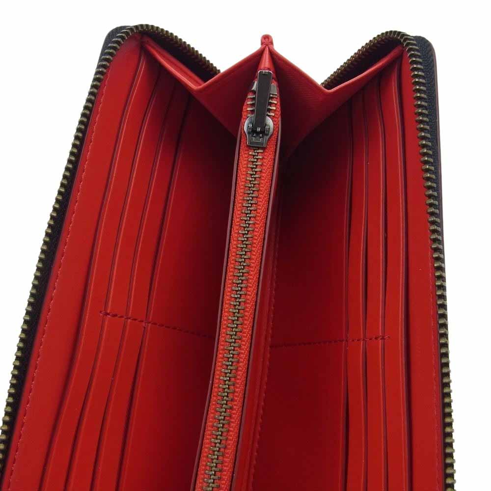COACH コーチ DISNEY ディズニー ミッキーマウス ラウンドファスナー ウォレット 財布 ブラック系【中古】
