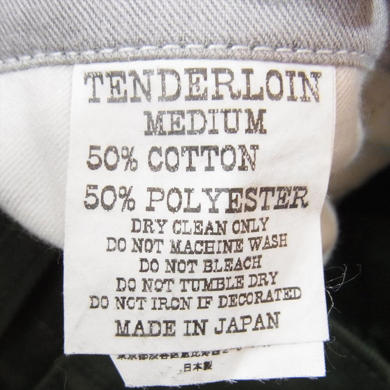 TENDERLOIN テンダーロイン T-BDP T/C ワークパンツ グリーン系 M【中古】