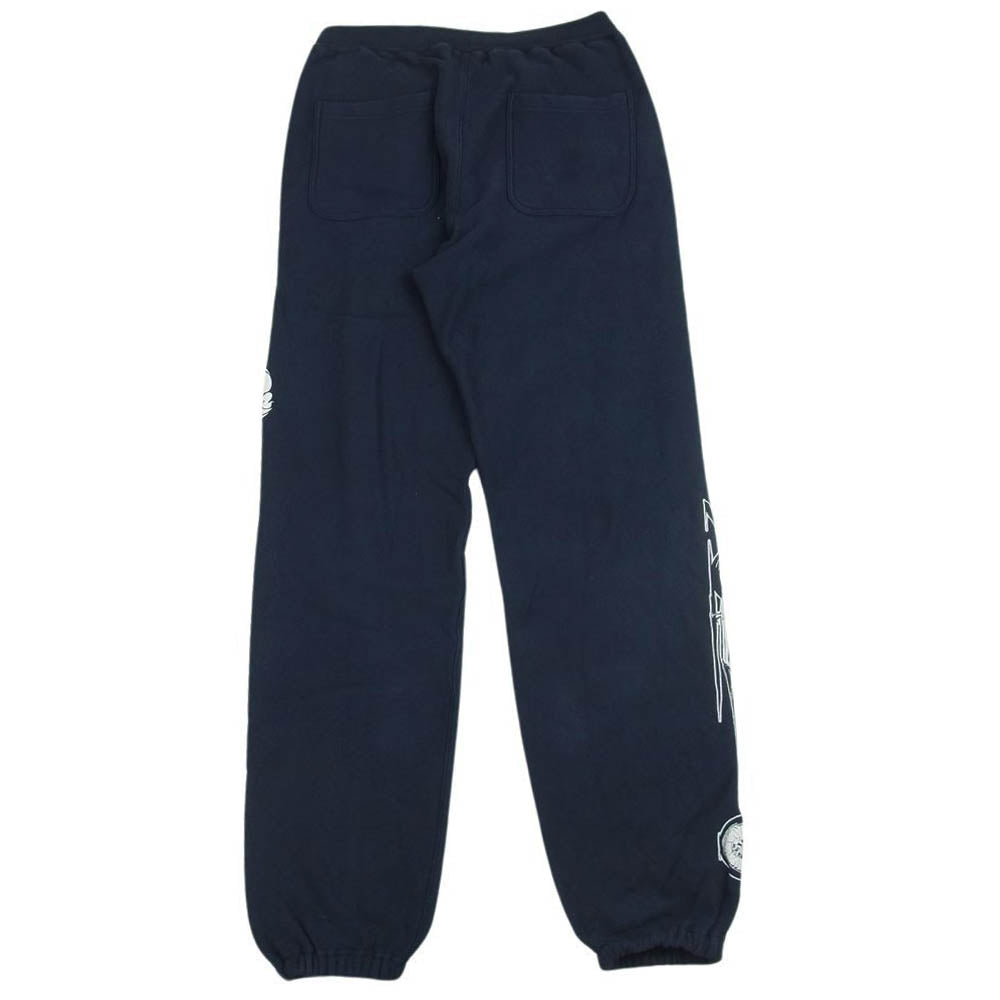 HYSTERIC GLAMOUR ヒステリックグラマー 23AW 02233CP03 SPEEDSTER スピードスター ヘビーウエイト スウェットパンツ ネイビー系 M【中古】