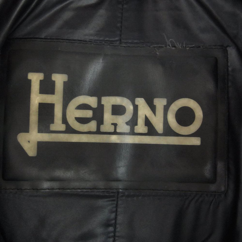 Herno ヘルノ PI0177D ICONICO DORA スタンドカラー ダウンジャケット ダウンコート ブラック系 40【中古】