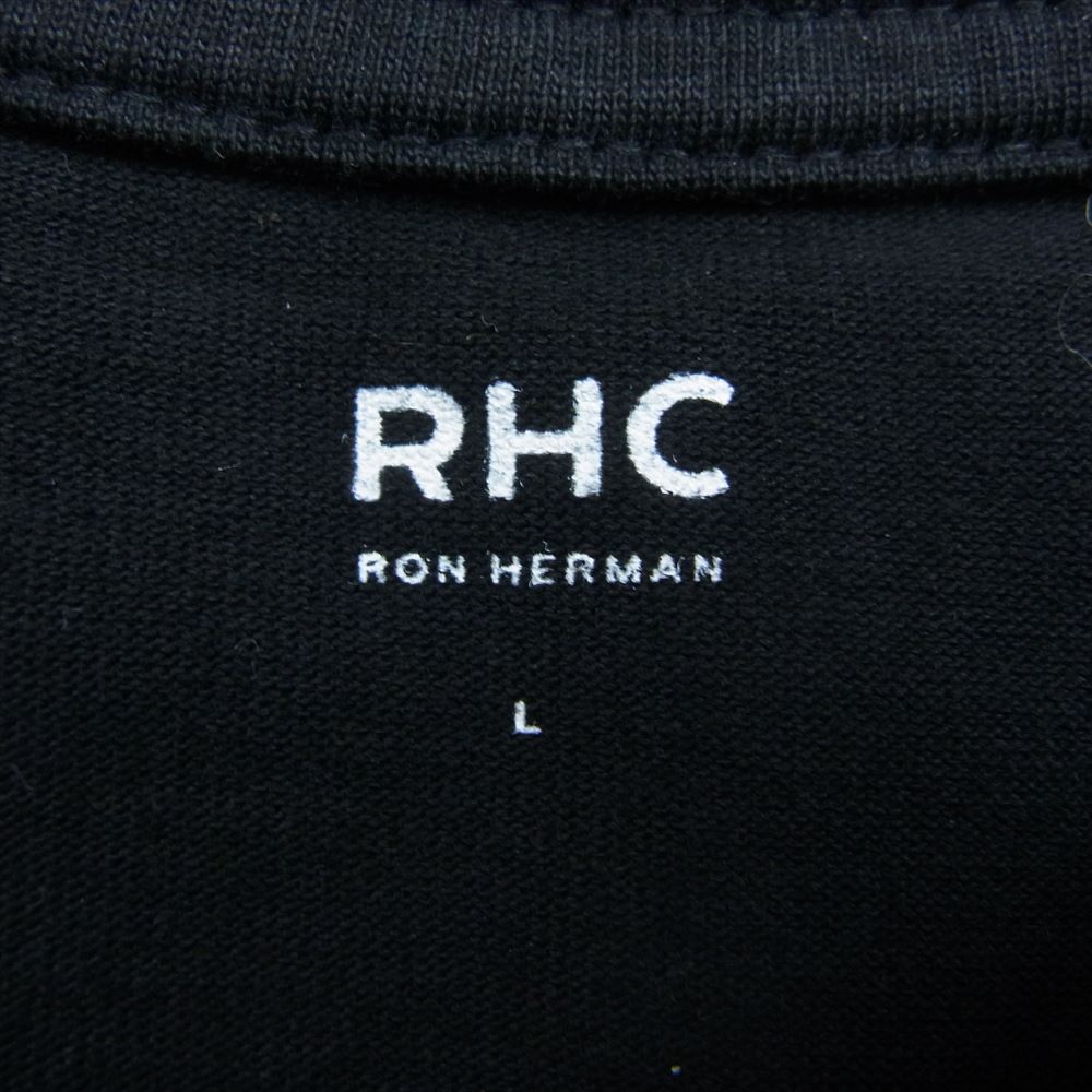 Ron Herman ロンハーマン 2920900412 RHC Ｗide Pocket Tee ワイド ポケット クルーネック 半袖 Tシャツ ブラック ブラック系 L【中古】
