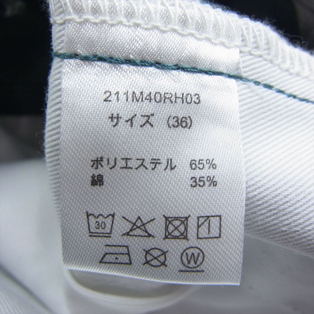 Ron Herman ロンハーマン 21SS 211M40RH03 × Dickies ディッキーズ 別注 WORK CHINO PANT ストレッチ ツイル ストレート ワーク チノ パンツ グリーン グリーン系 36【中古】