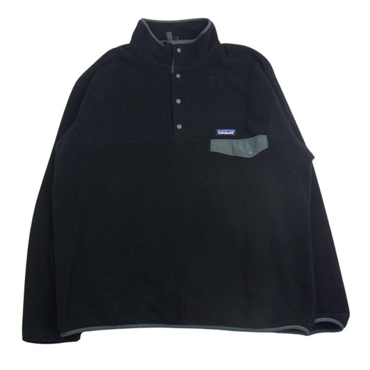 patagonia パタゴニア 21AW STY25580FA21 21年製 シンチラ スナップT フリース プルオーバー ジャケット XLサイズ ブラック系 XL【中古】