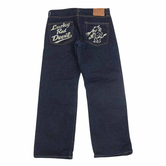 テッドカンパニー DEVIL-005 伍号 ボタンフライ デニム パンツ インディゴブルー系 W32【中古】