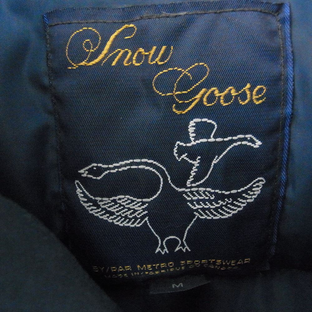 メトロスポーツ カナダ製 SNOW GOOSE スノーグース ダウン ジャケット ブルー系 M【中古】