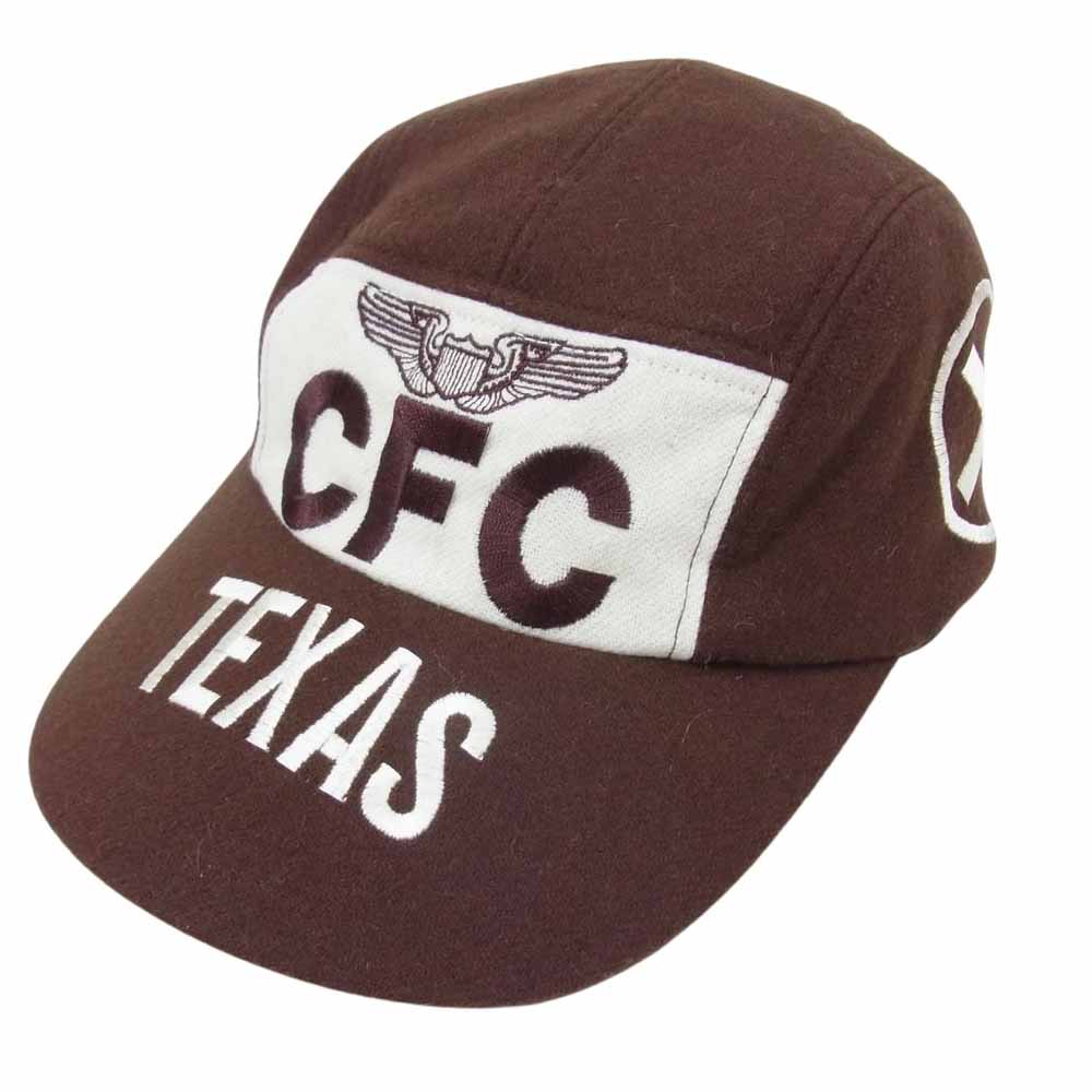 ジェット・リンク  U.S.AIR CREW CAP クルー キャップ ブラウン系【美品】【中古】