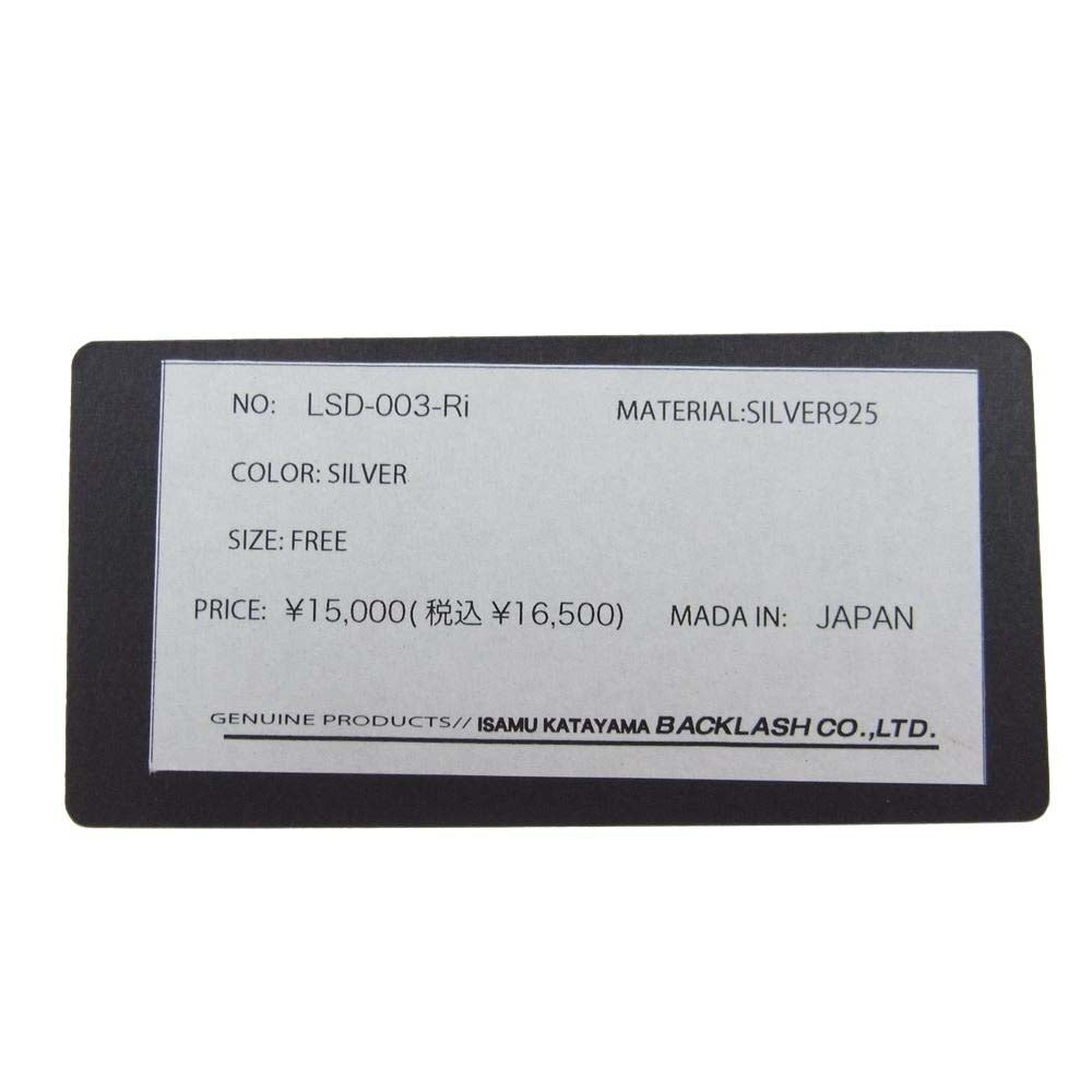 BACKLASH　 バックラッシュ　ラウドスタイルデザイン ISAMU KATAYAMA BACKLASH - × Loud Style Design ジャパンダブル