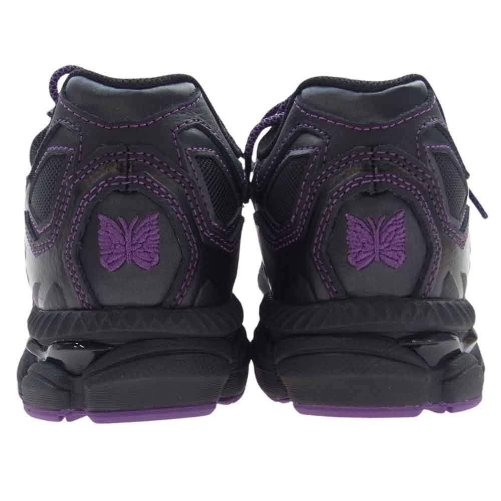 Needles ニードルス 1201B008-001 × ASICS アシックス GEL-NYC ゲル NYC スニーカー ブラック系 パープル系 25.5cm【極上美品】【中古】