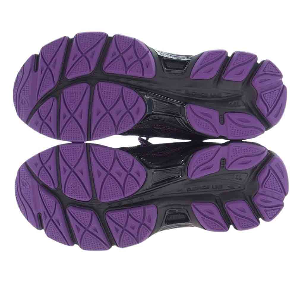 Needles ニードルス 1201B008-001 × ASICS アシックス GEL-NYC ゲル NYC スニーカー ブラック系 パープル系 25.5cm【極上美品】【中古】