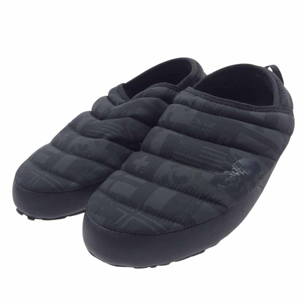 THE NORTH FACE ノースフェイス 04T-1145607 NUPTSE ヌプシ ダウン スリッポン ブラック系 28cm【中古】