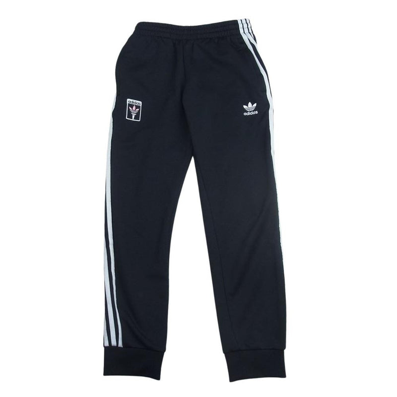 adidas アディダス GK5902 TRACK PANTS ロゴワッペン トラック パンツ ジャージ ブラック系 M【中古】