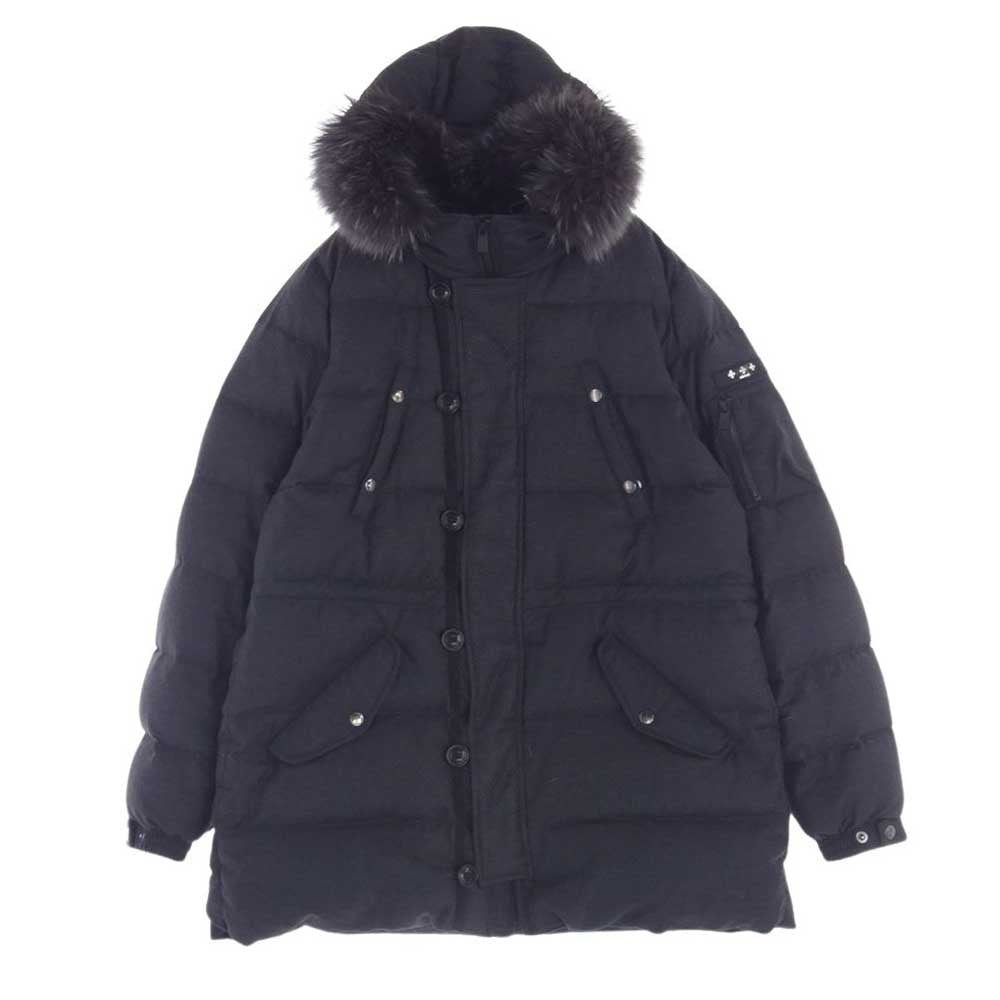 TATRAS タトラス 20AW MTA20A4584 Rライン FONDO フォンド ミドル丈 Ｎ-3B型 ウール ダウン コート ダークグレー系 04【中古】