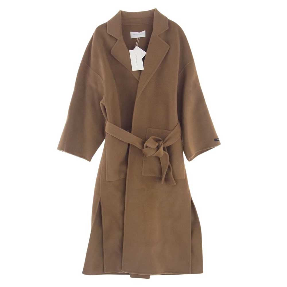 ナエ N-53405 Back Tack Coat バック タック ウール コート ライトブラウン系【中古】