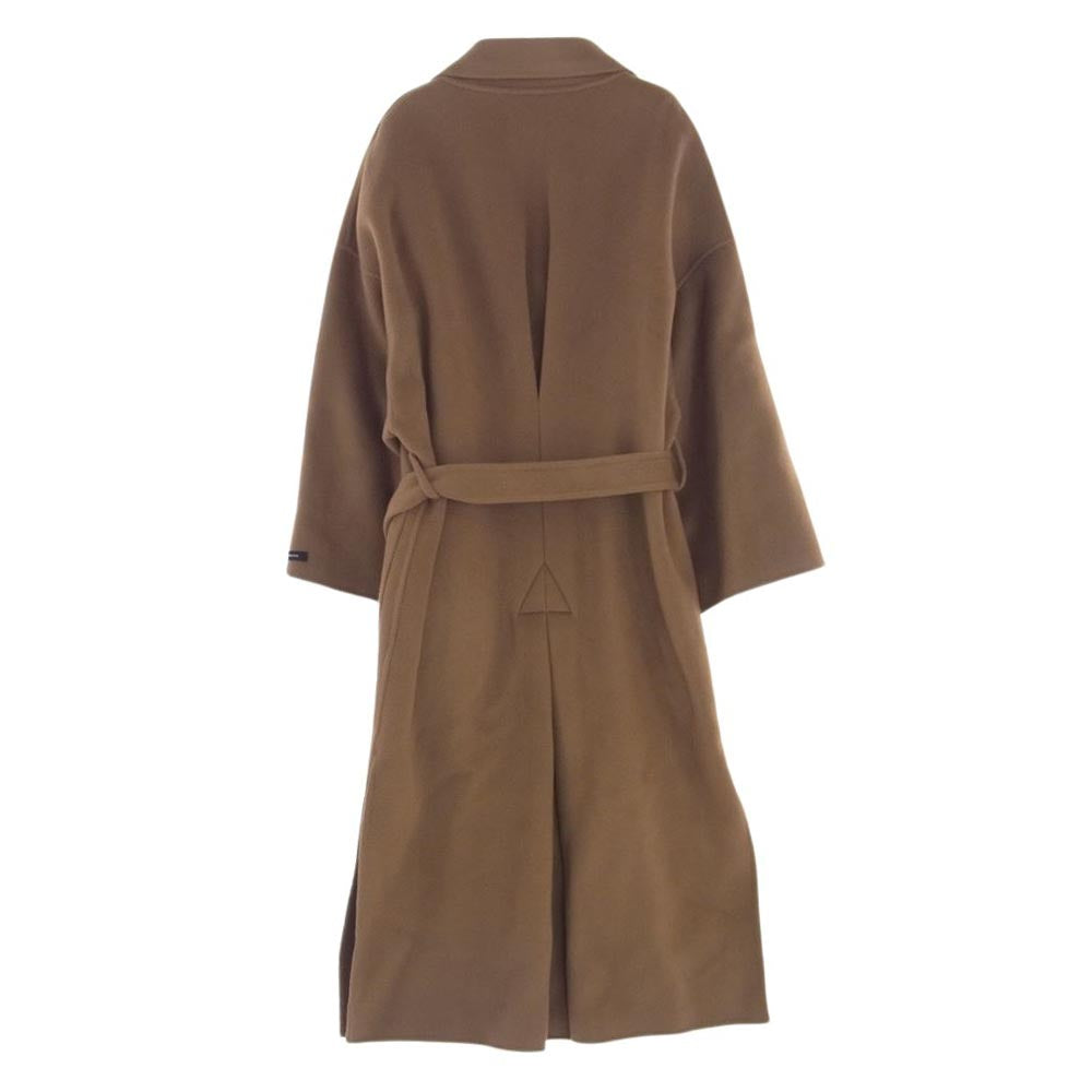 ナエ N-53405 Back Tack Coat バック タック ウール コート ライトブラウン系【中古】