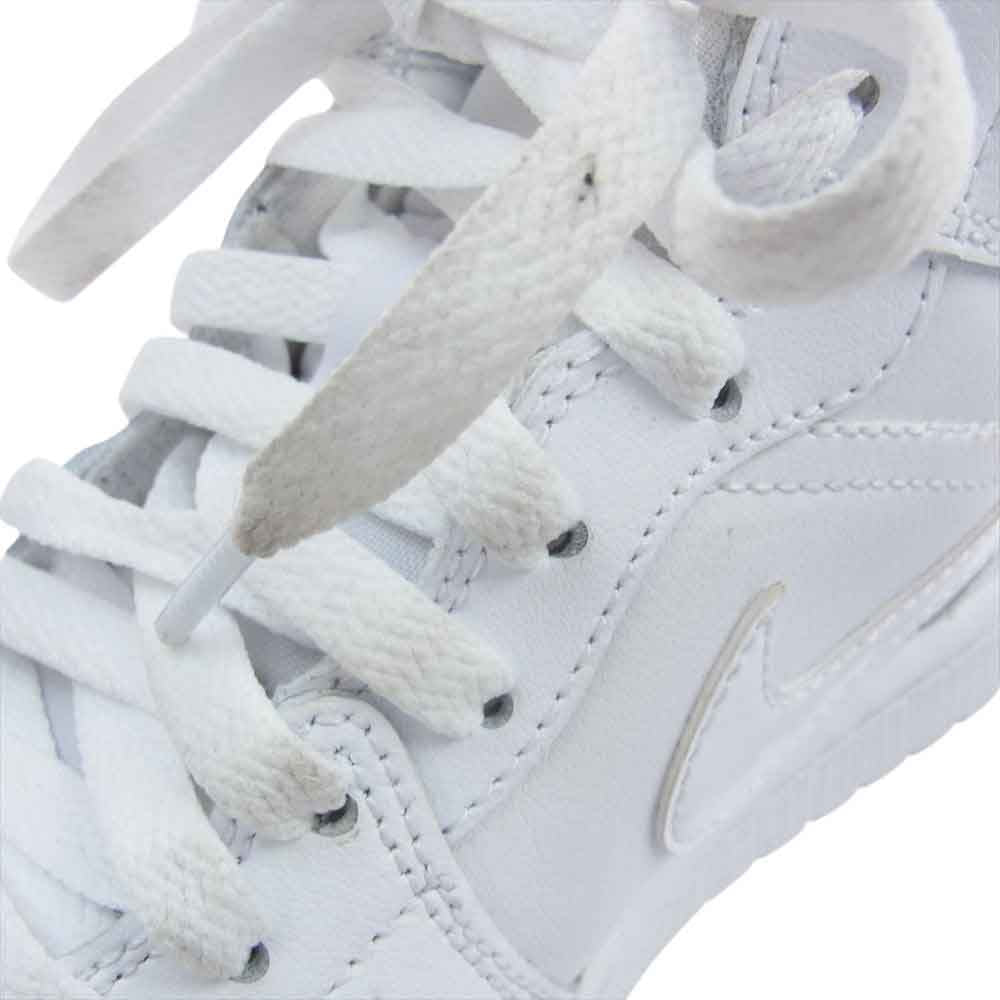 NIKE ナイキ DV0991-111 WMNS Air Jordan 1 Mid Triple White ウィメンズ エアジョーダン1 ミッド トリプルホワイト スニーカー ホワイト系 24cm【中古】