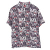 Supreme シュプリーム 23SS magazine s/s shirt マルチカラー 総柄 シャツ グレー系 M【中古】