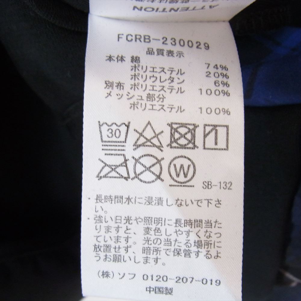 F.C.R.B. エフシーアールビー FCRB-230029 VENTILATION HOODIE ベンチレーション フーディー ジップ パーカー ブラック系 S【中古】