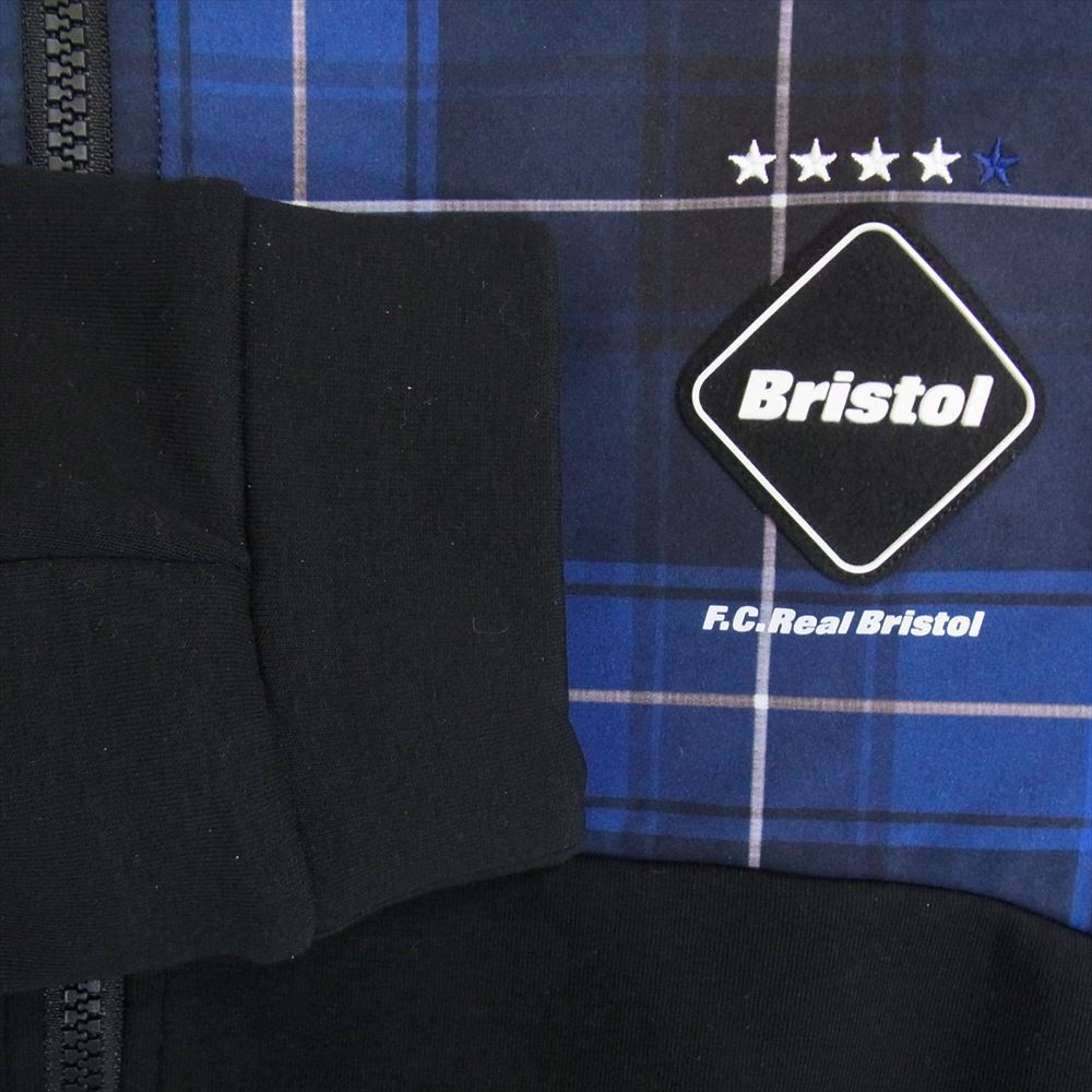 F.C.R.B. エフシーアールビー FCRB-230029 VENTILATION HOODIE ベンチレーション フーディー ジップ パーカー ブラック系 S【中古】