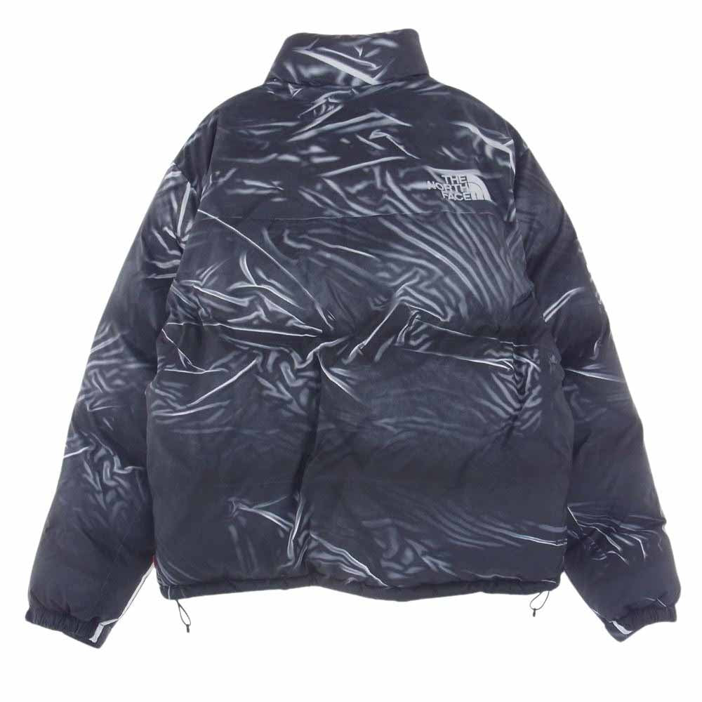 Supreme シュプリーム 23SS ND02300I  THE NORTH FACE ノースフェイス Trompe Loeil Printed Nuptse Jacket ヌプシ ダウン ジャケット ブラック系 M【中古】