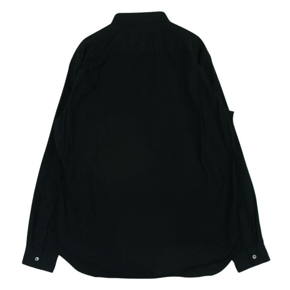 COMME des GARCONS HOMME PLUS コムデギャルソンオムプリュス AD2022 PZ-B003 BASIC SHIRT ベーシック ブロード 長袖 シャツ ブラック系 L【中古】