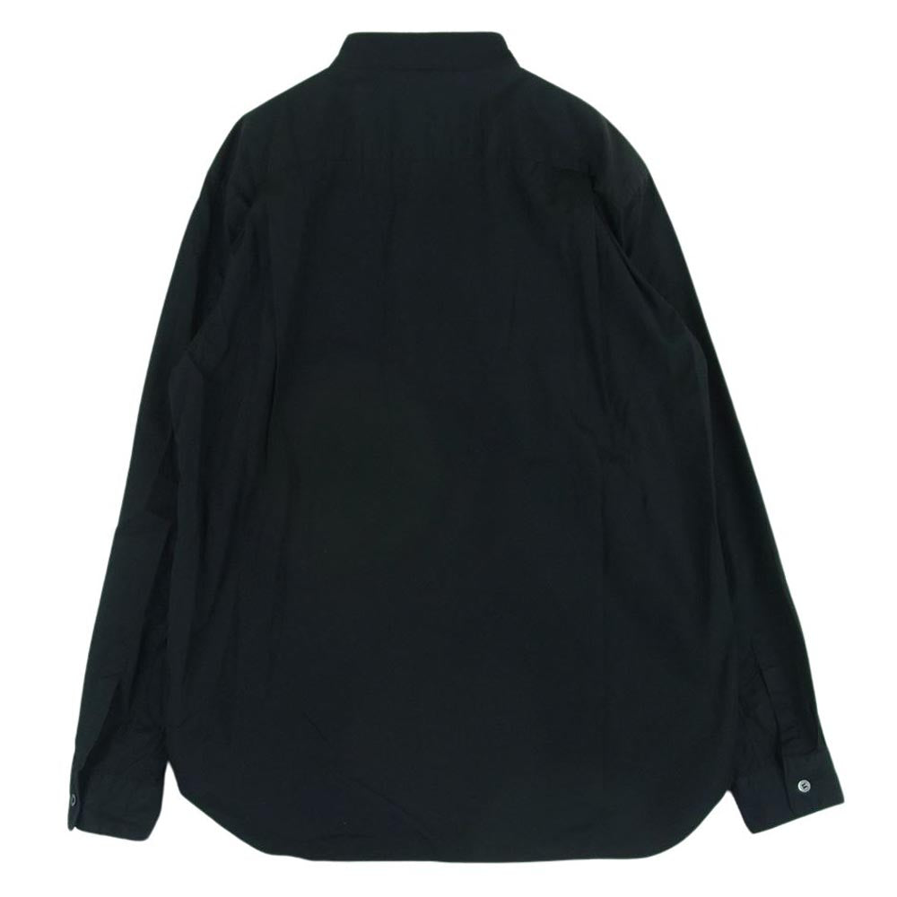 COMME des GARCONS HOMME PLUS コムデギャルソンオムプリュス PG-B026 メタル釦 ビッグメタルボタン 長袖 シャツ ブラック系 M【中古】