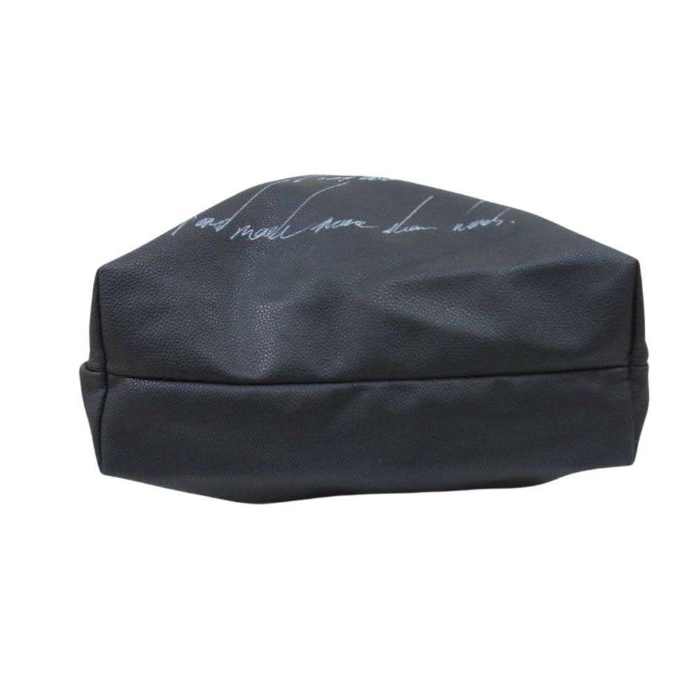 MIHARA YASUHIRO ミハラヤスヒロ Myne マイン レザー ビッグ トートバッグ ブラック系【中古】
