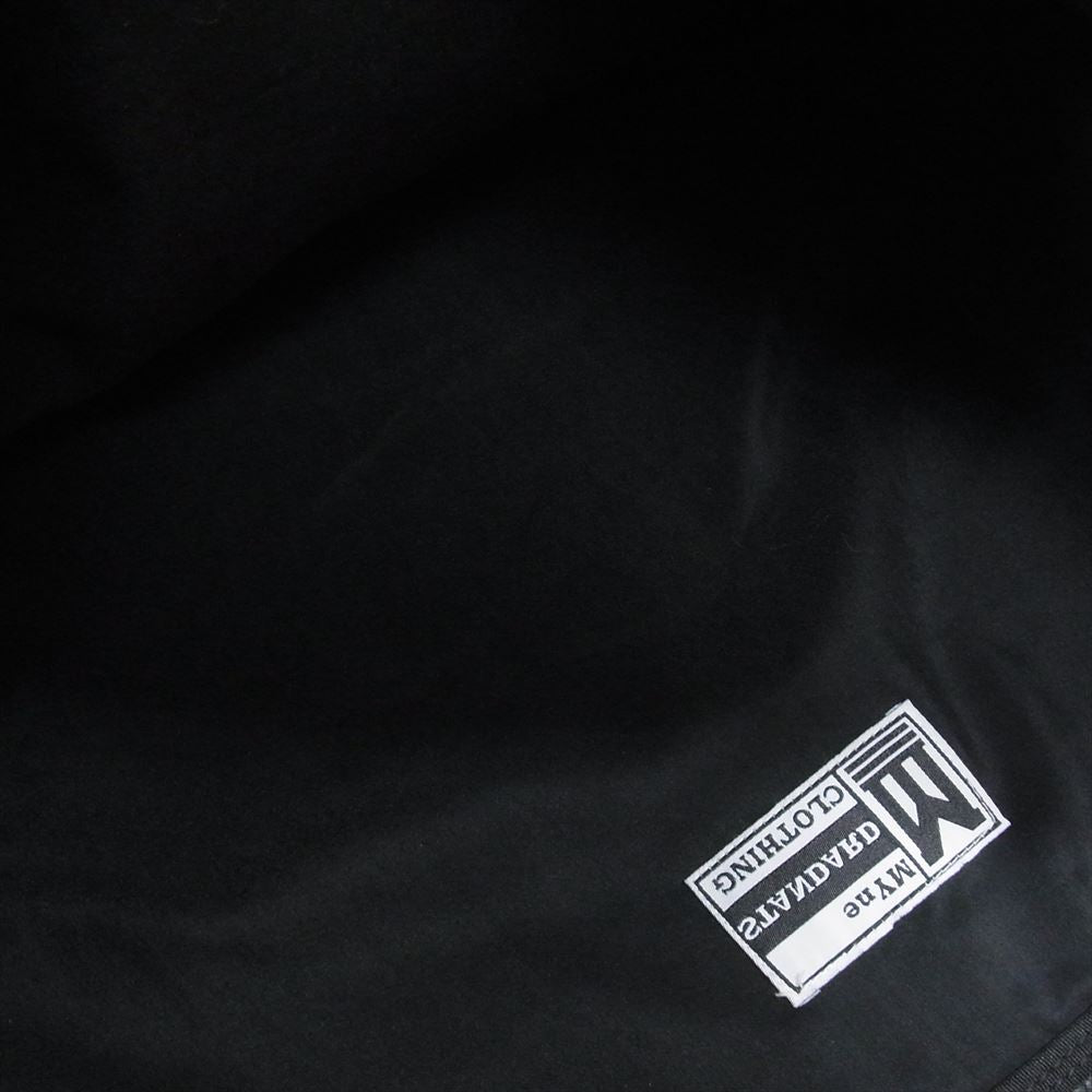 MIHARA YASUHIRO ミハラヤスヒロ Myne マイン レザー ビッグ トートバッグ ブラック系【中古】