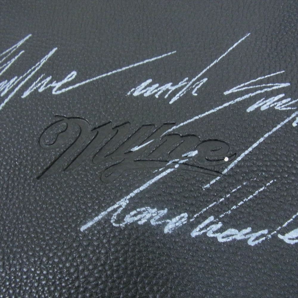 MIHARA YASUHIRO ミハラヤスヒロ Myne マイン レザー ビッグ トートバッグ ブラック系【中古】