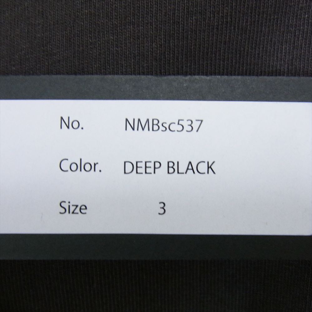 NUMBER(N)INE ナンバーナイン NMBsc537 RE: Number (N)ine リナンバーナイン EMBLEM CLASH PIGMENT BIO TEE エンブレム エンブレム クラッシュ加工 Tシャツ ブラック系 3【中古】