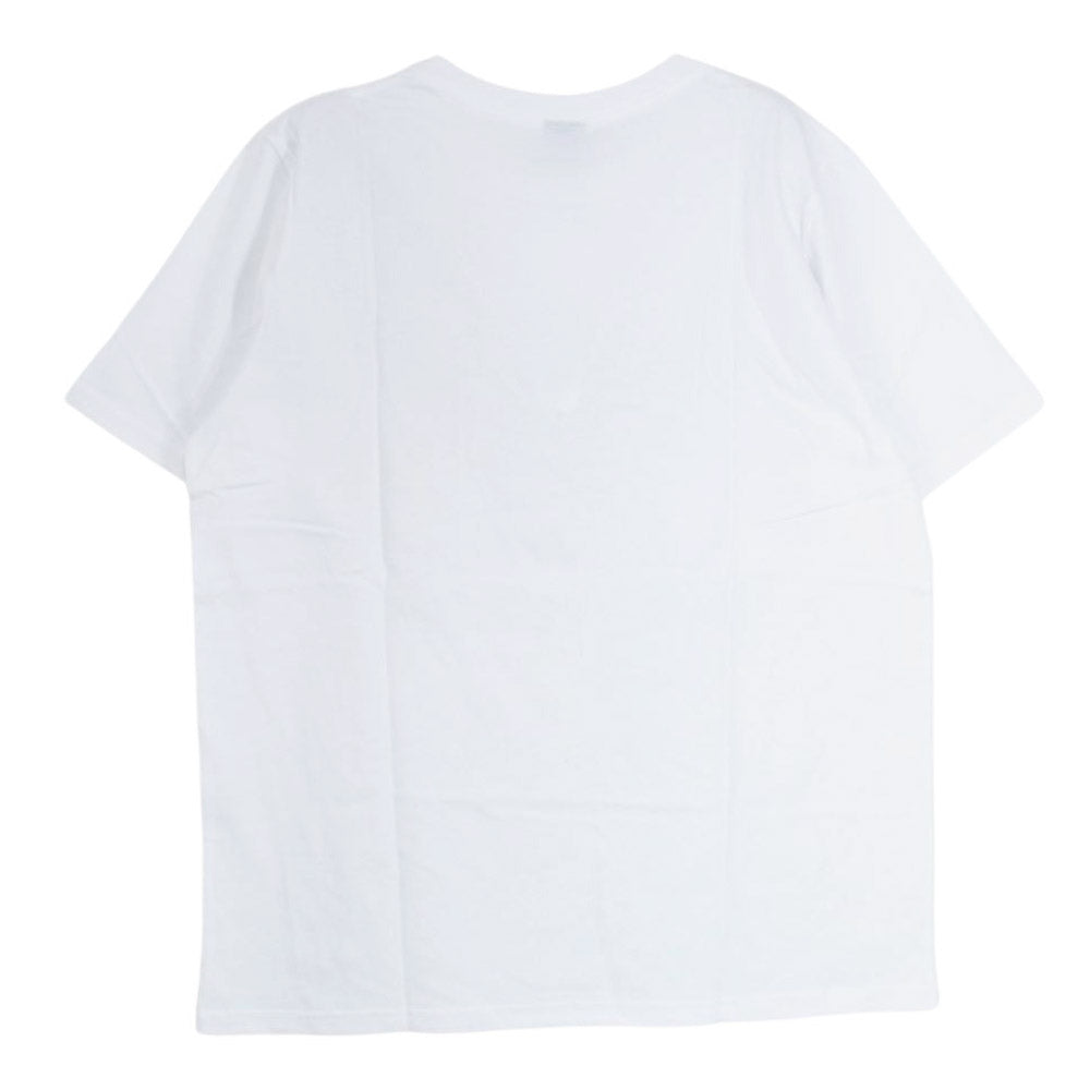 NUMBER(N)INE ナンバーナイン BH3NT020 直営店限定 EXCLUSIVE FOIL PRINT T-SHIRT フォイル ロゴプリント クルーネック 半袖 Tシャツ ホワイト系 4【極上美品】【中古】