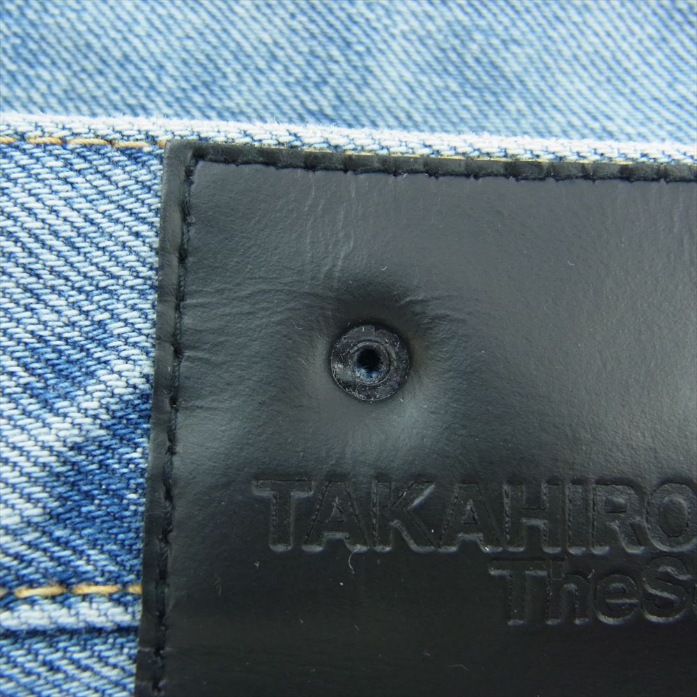 TAKAHIRO MIYASHITA The SoloIst. タカヒロミヤシタザソロイスト 20AW smd.0001AW20 MINEDENIM マインデニム grunge jean グランジ クラッシュ加工 ダメージ ジーンズ デニムパンツ インディゴブルー系 34【中古】