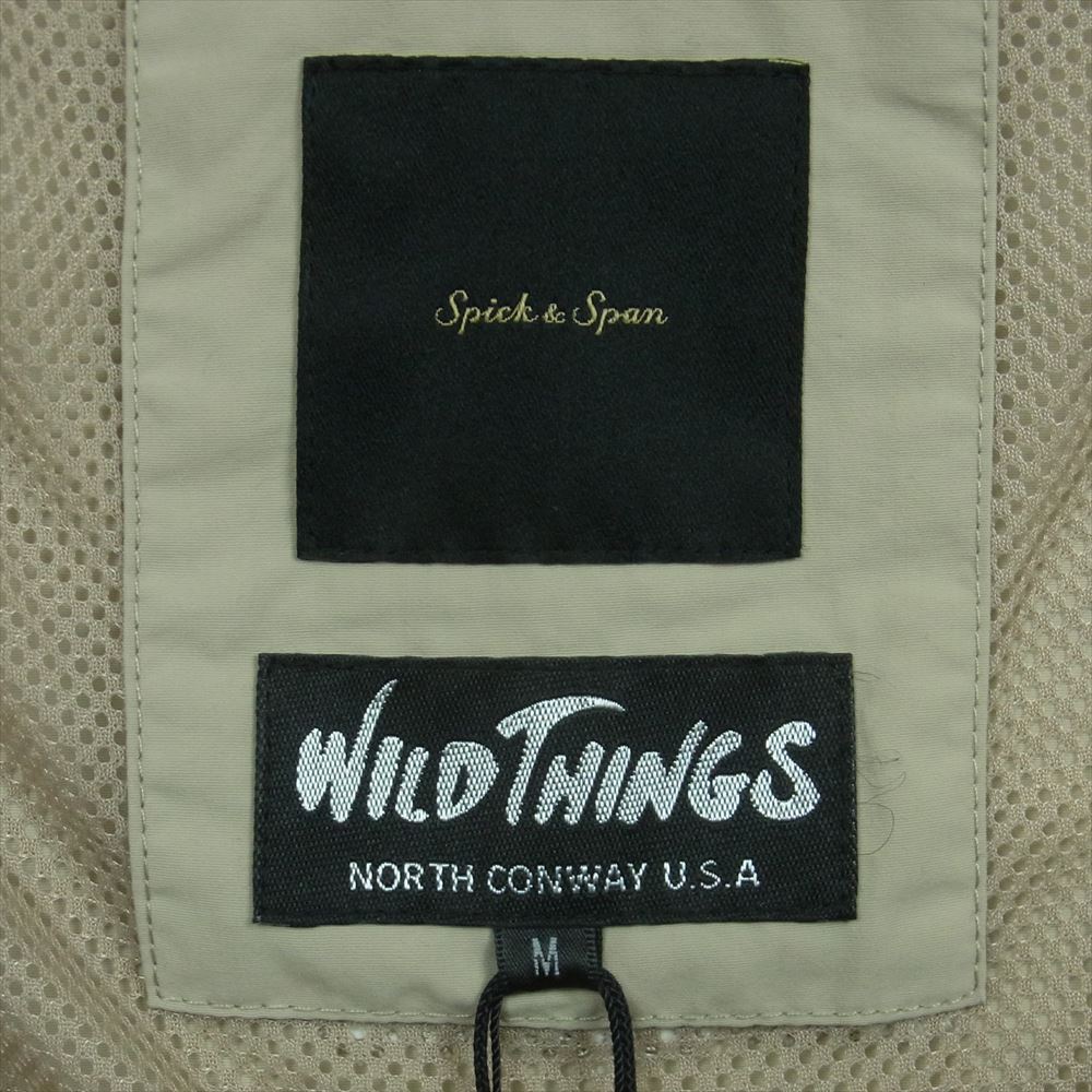 WILDTHINGS ワイルドシングス Spick and Span OVER COAT スピックアンドスパン フード付き オーバー コート ベージュ系 M【極上美品】【中古】