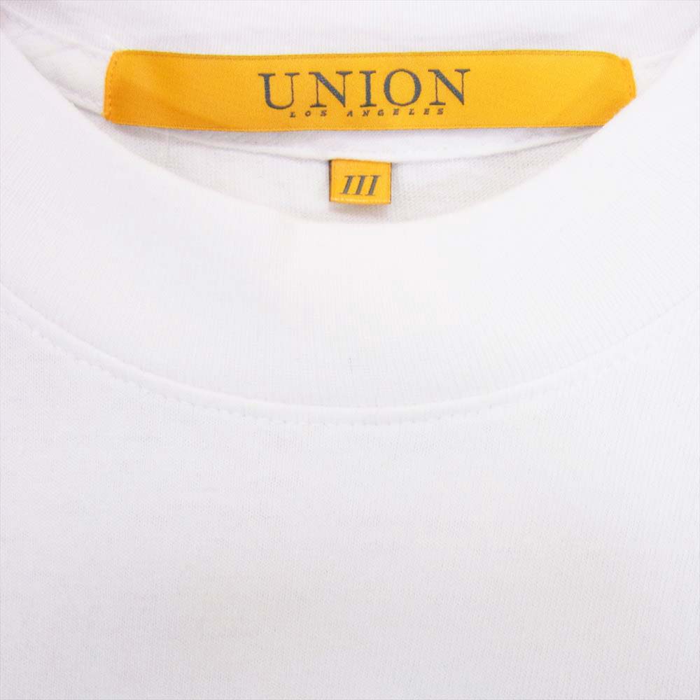 ユニオン 21SS HALO TEE クルーネック 半袖 ロゴ プリント Tシャツ ホワイト系 III【中古】