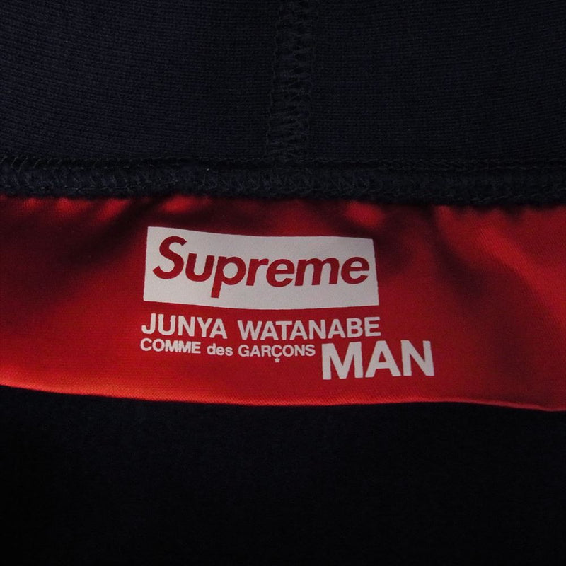 Supreme シュプリーム 21AW × JUNYA WATANABE COMME des GARCONS MAN ジュンヤワタナベ コムデギャルソン マン Hooded Sweatshirt フーデッド スウェットシャツ パーカー ネイビー系 M【中古】