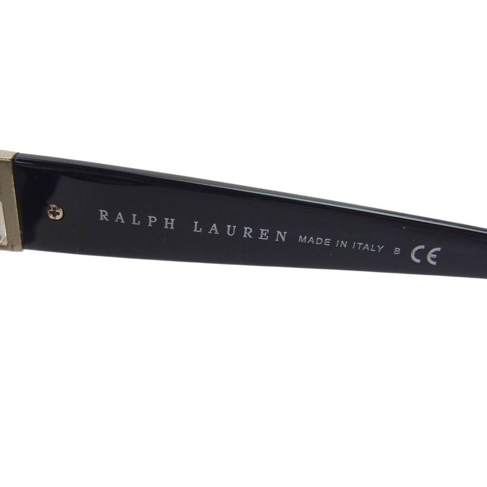 RALPH LAUREN ラルフローレン 8084-A イタリア製 サングラス  ブラック系 ライトブラウン系 ブラウン系 55□21【中古】