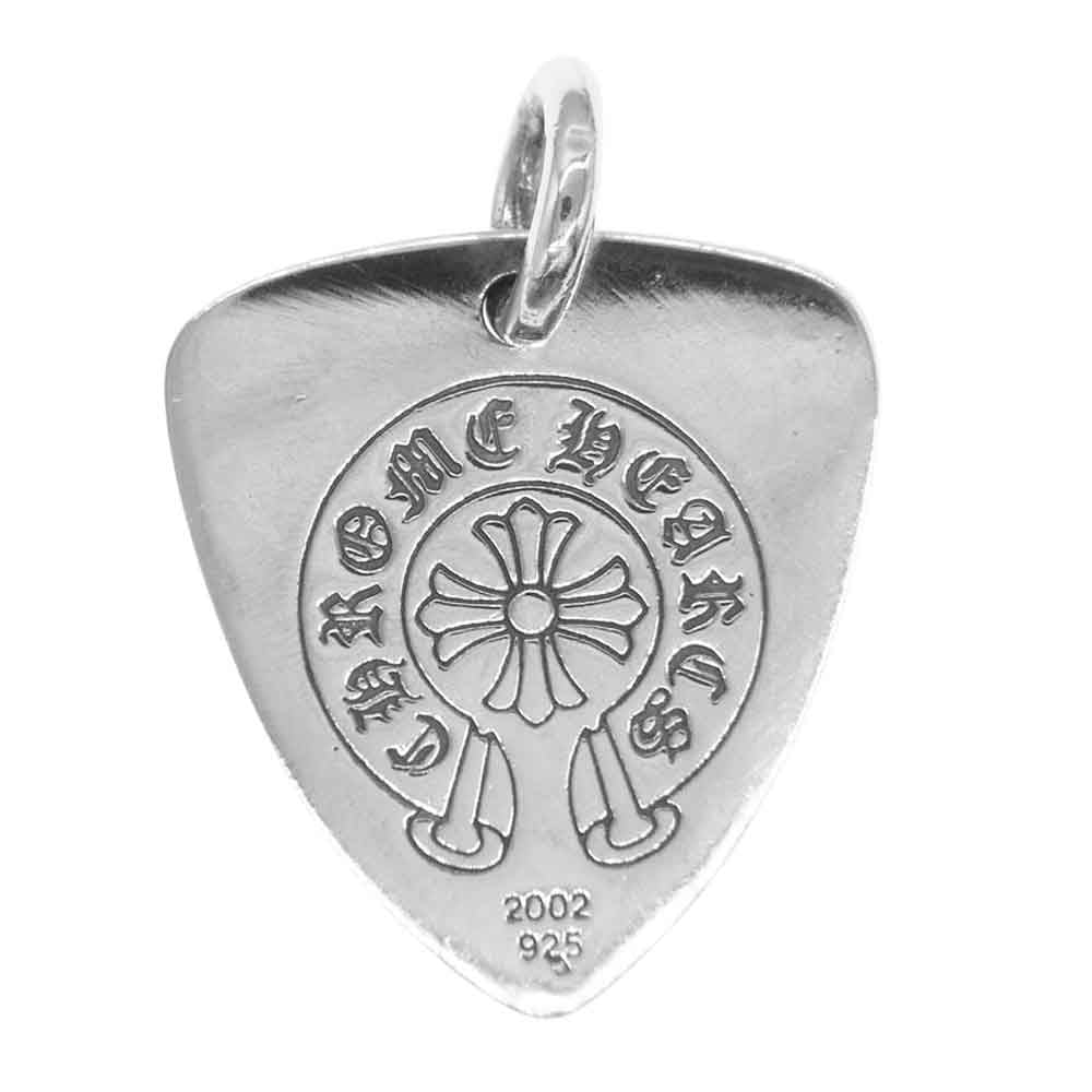 CHROME HEARTS クロムハーツ（原本無） GUITAR PICK FUCKYOU ギターピック ペンダント シルバー系【中古】