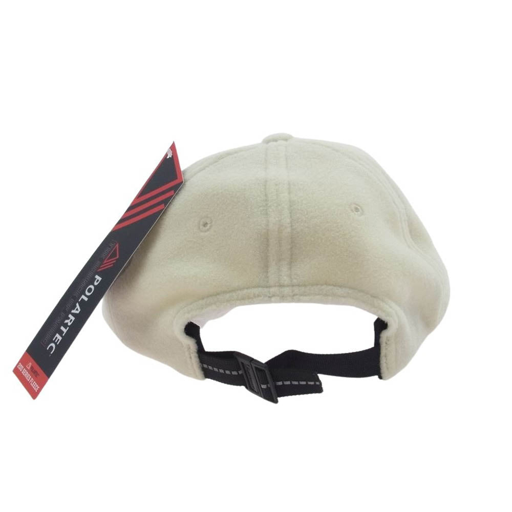 Supreme シュプリーム 23AW polartec small box 6-panel ポーラテック スモール ボックス ロゴ キャップ オフホワイト系【極上美品】【中古】