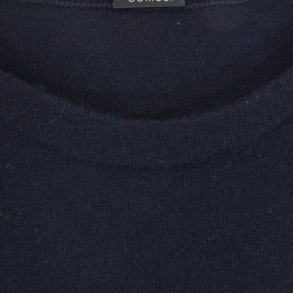 COMOLI コモリ 21AW U03-06005 CASHMERE カシミヤ100% ニット ネイビー系 サイズ表記無【中古】