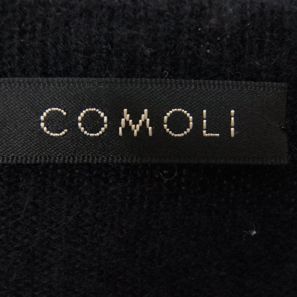 COMOLI コモリ 21AW U03-06005 CASHMERE カシミヤ100% ニット ネイビー系 サイズ表記無【中古】