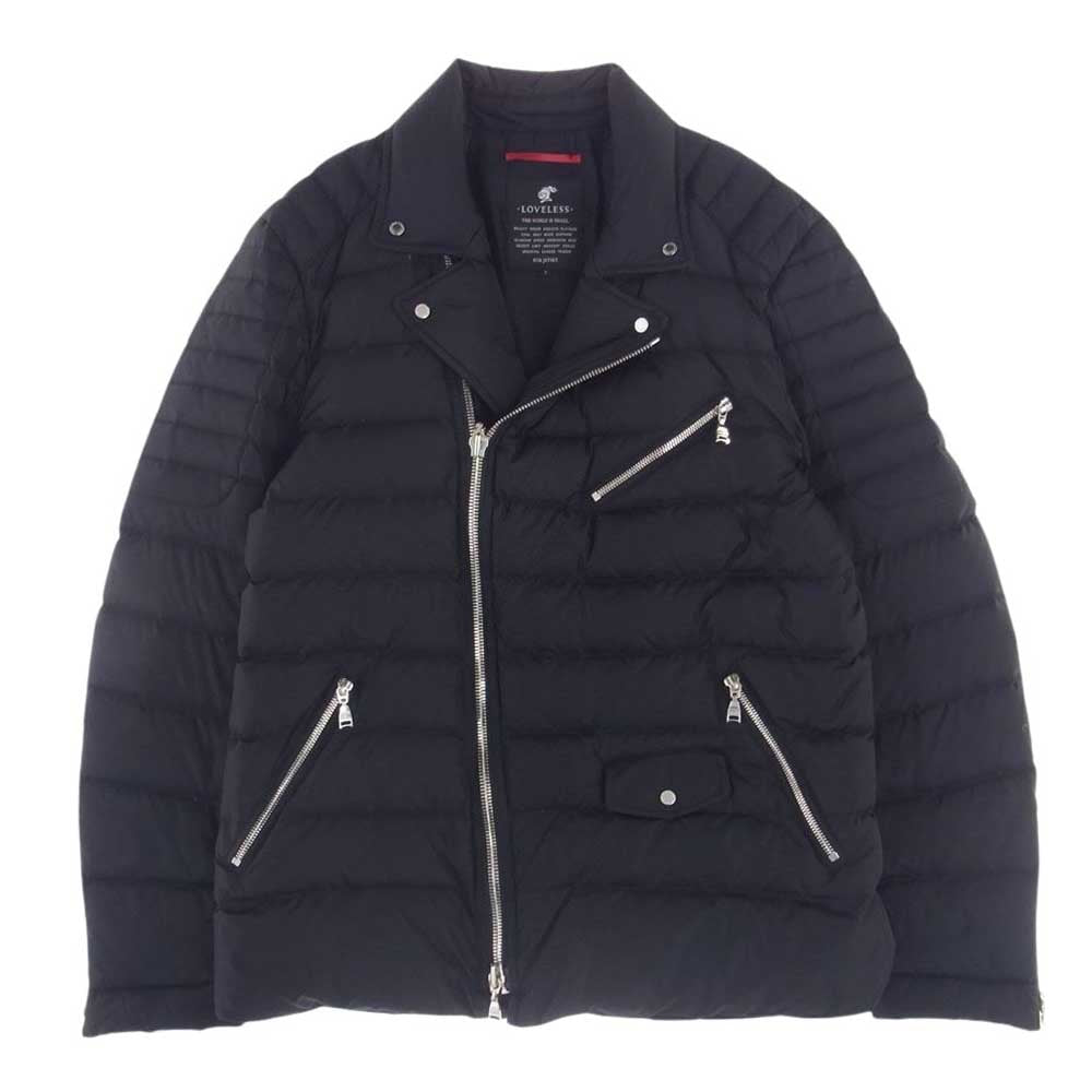 LOVELESS ラブレス 61F14-615-09 ダブル ライダース ダウン ジャケット ブラック系 3【中古】
