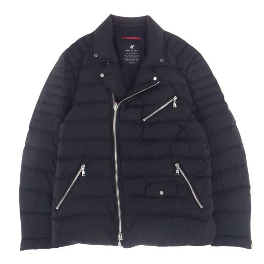 LOVELESS ラブレス 61F14-615-09 ダブル ライダース ダウン ジャケット ブラック系 3【中古】