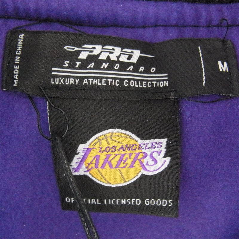 プロスタンダード LOS ANGELES LAKERS REMIX Varsity Jacket ロサンゼルス・レイカーズ バーシティ ジャケット ブラック系 マルチカラー系 M【美品】【中古】