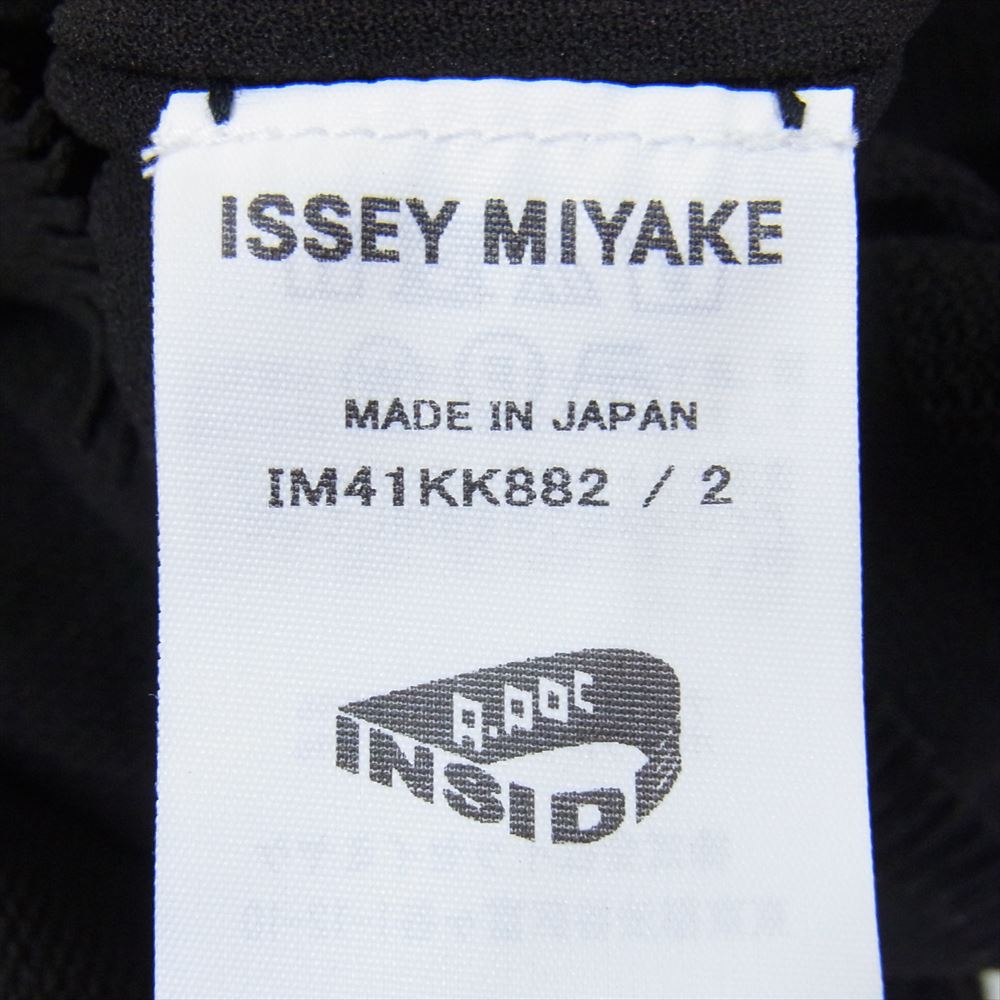 ISSEY MIYAKE イッセイミヤケ 24SS IM41-KK882-45 SKIN AP スキン ストレッチメッシュ カットソー ブラック系 2【新古品】【未使用】【中古】