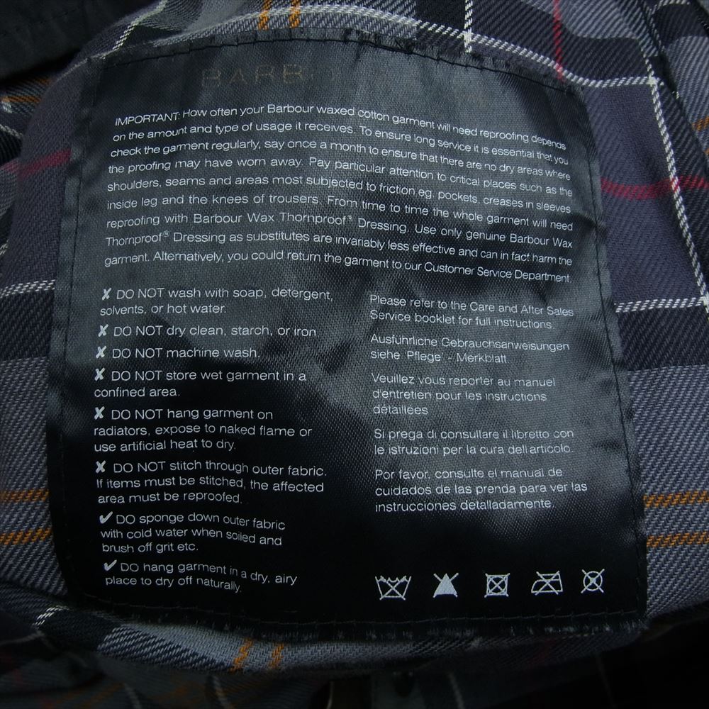 Barbour バブアー A419 NEW UTILITY 3ワラント オイルド 4ポケット
