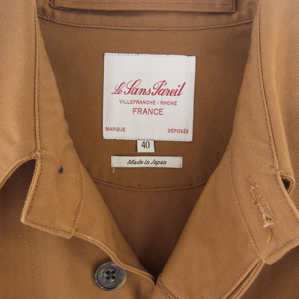 ル サンパレイユ LSP-25U-213009 RAILROAD COAT レイルロード コート ブラウン系 40【中古】