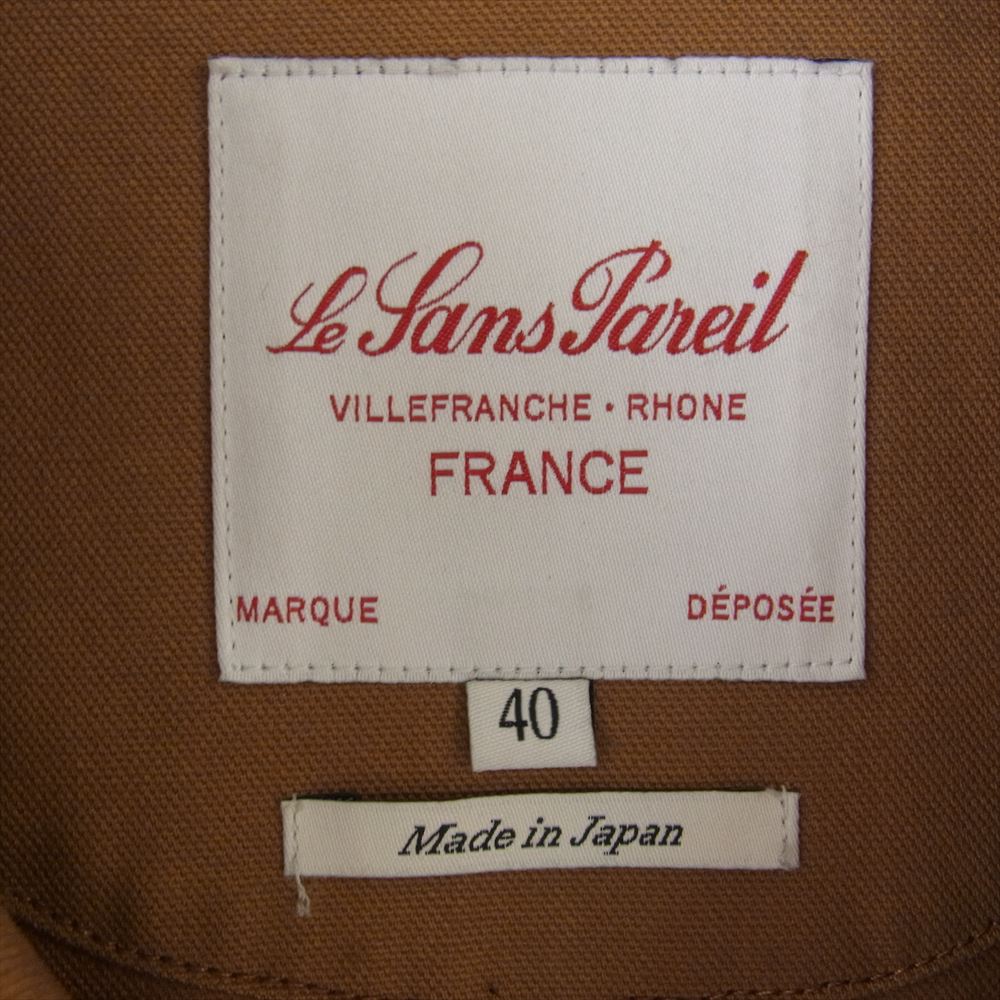 ル サンパレイユ LSP-25U-213009 RAILROAD COAT レイルロード コート ブラウン系 40【中古】